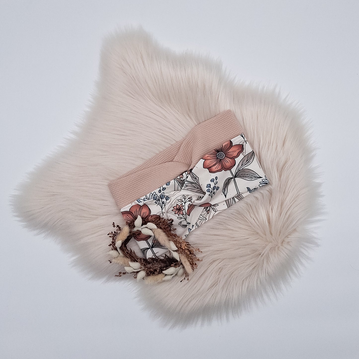 Stirnband Blumen retro