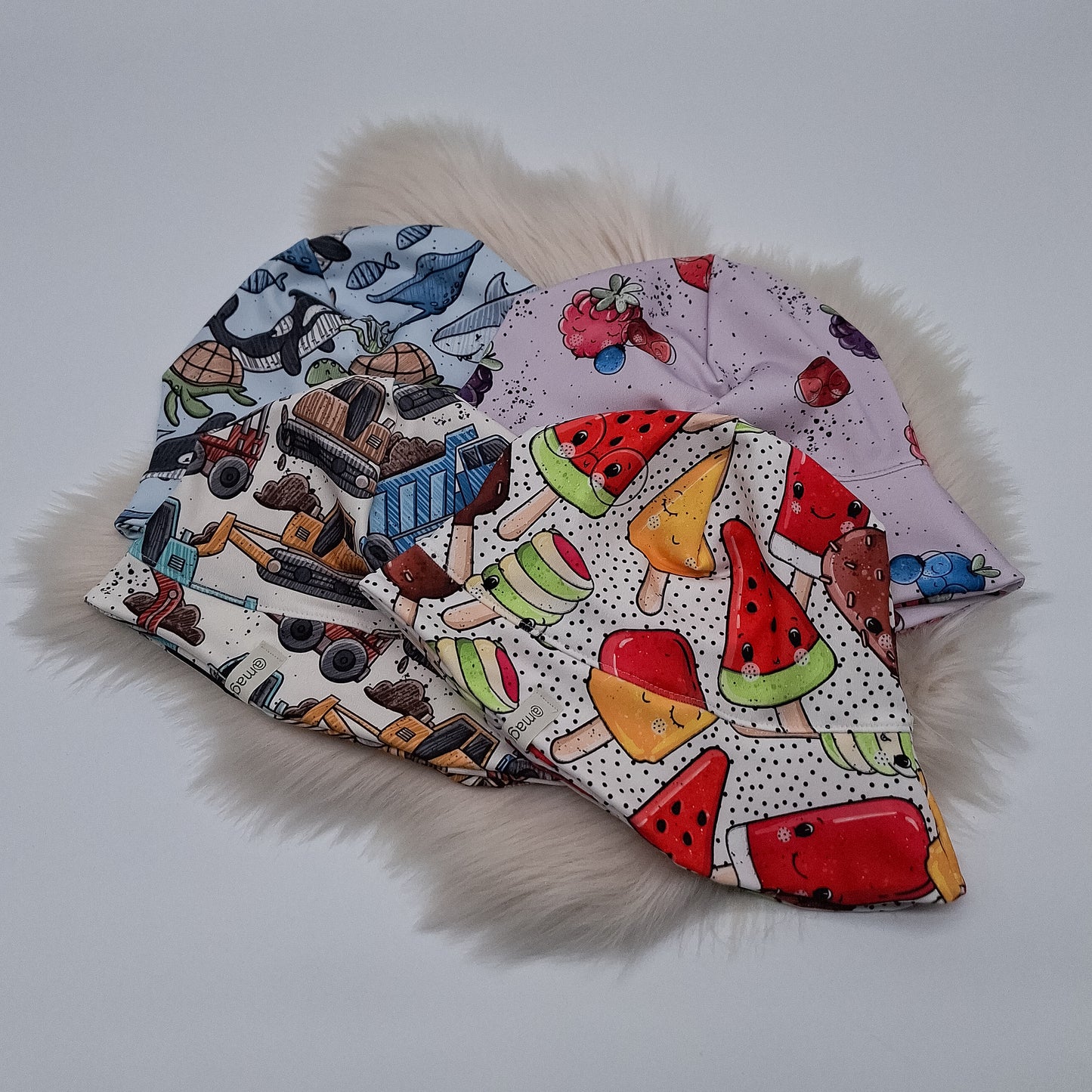 Kinder Sonnenmütze Eis am Stiel UV 50