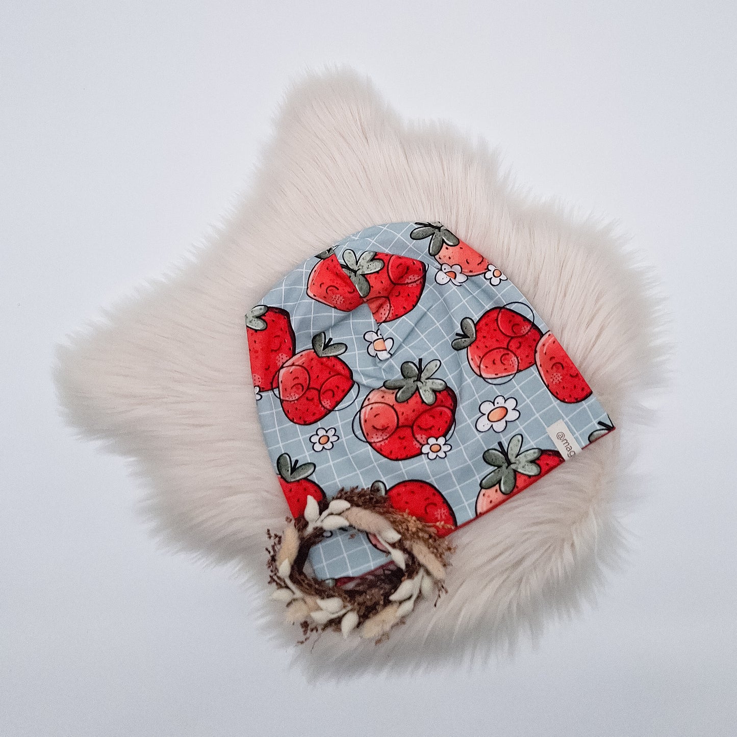 Beanie Erdbeeren mint