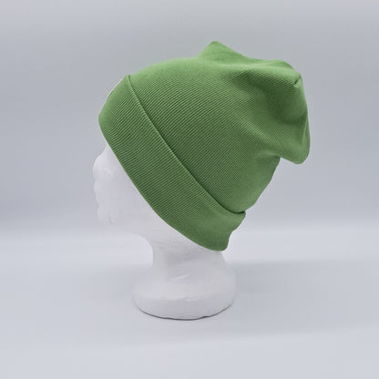 Skater Beanie Patch "Super Cute" limette