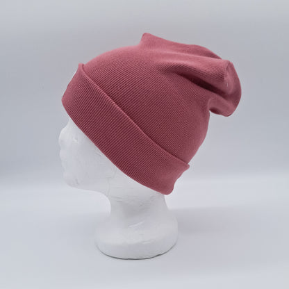 Skater Beanie Patch "Regenbogen" altrosa