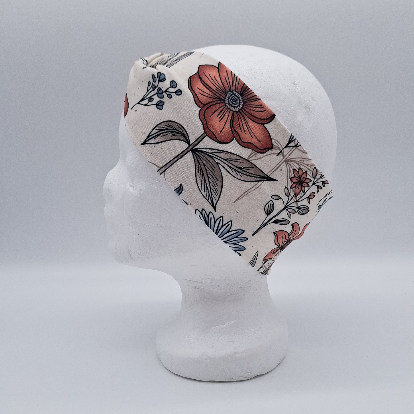 Stirnband Blumen retro