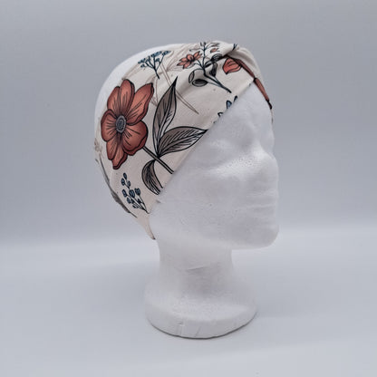 Stirnband Blumen retro