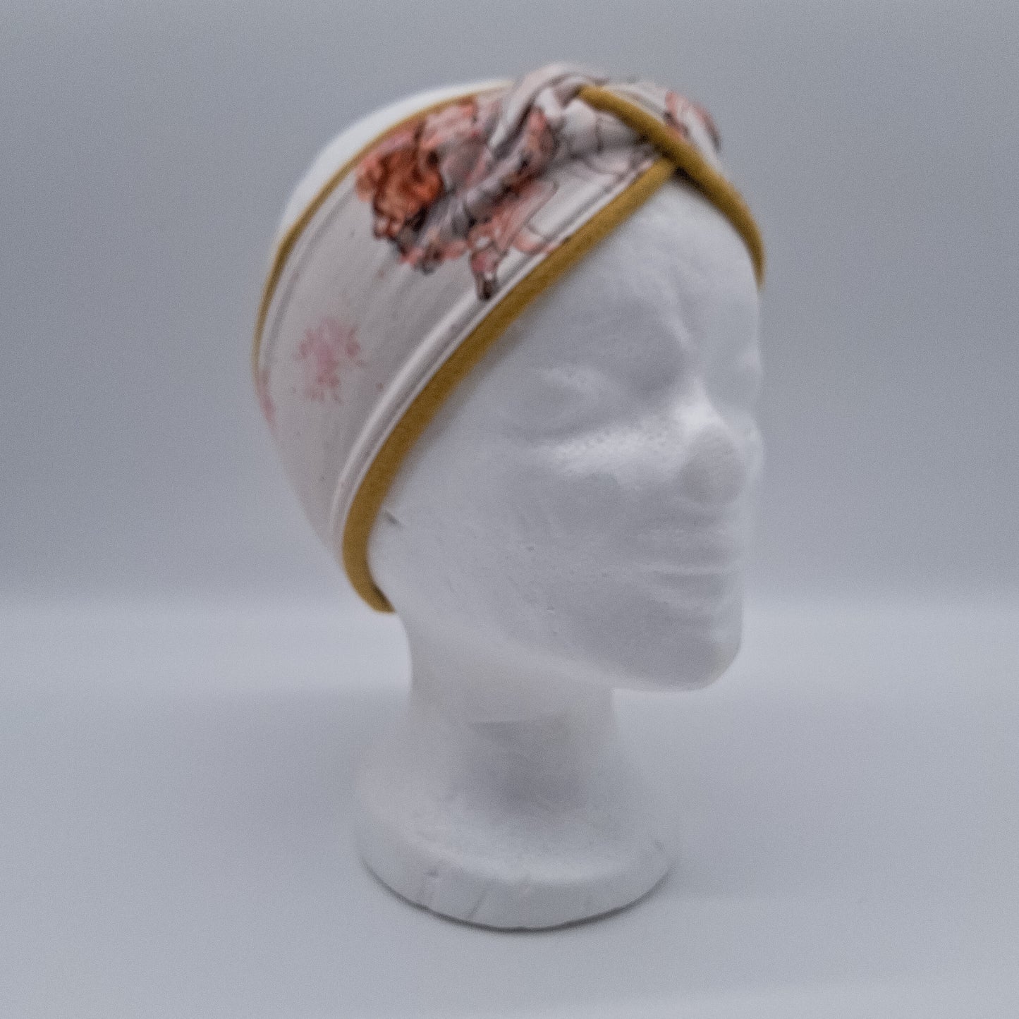 Fleece Stirnband rosa Pferd