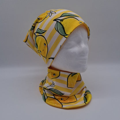 Beanie und Loop Zitroni