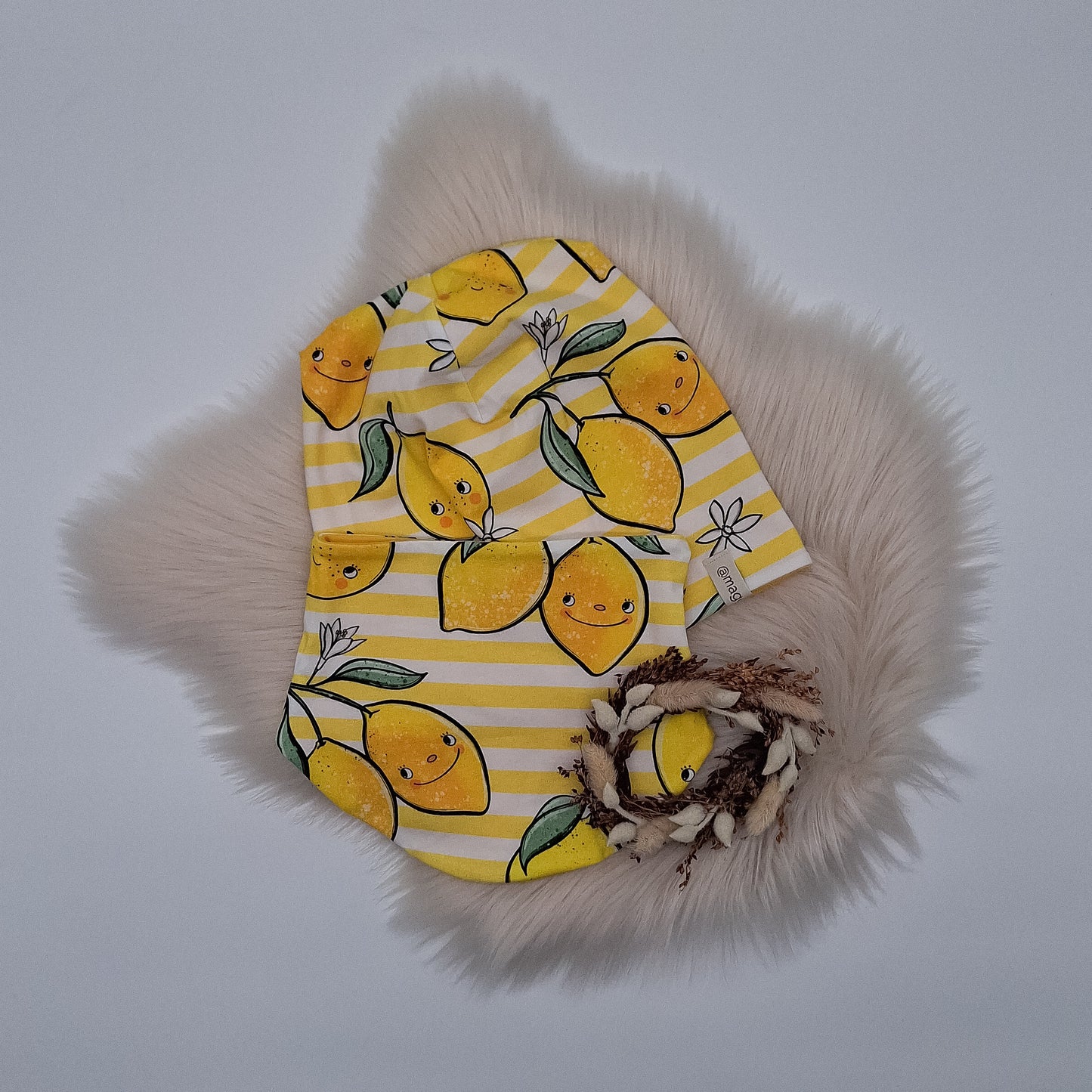 Beanie und Loop Zitroni