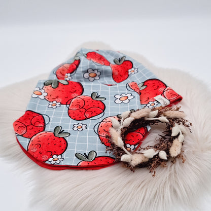 Beanie und Loop Erdbeeren mint