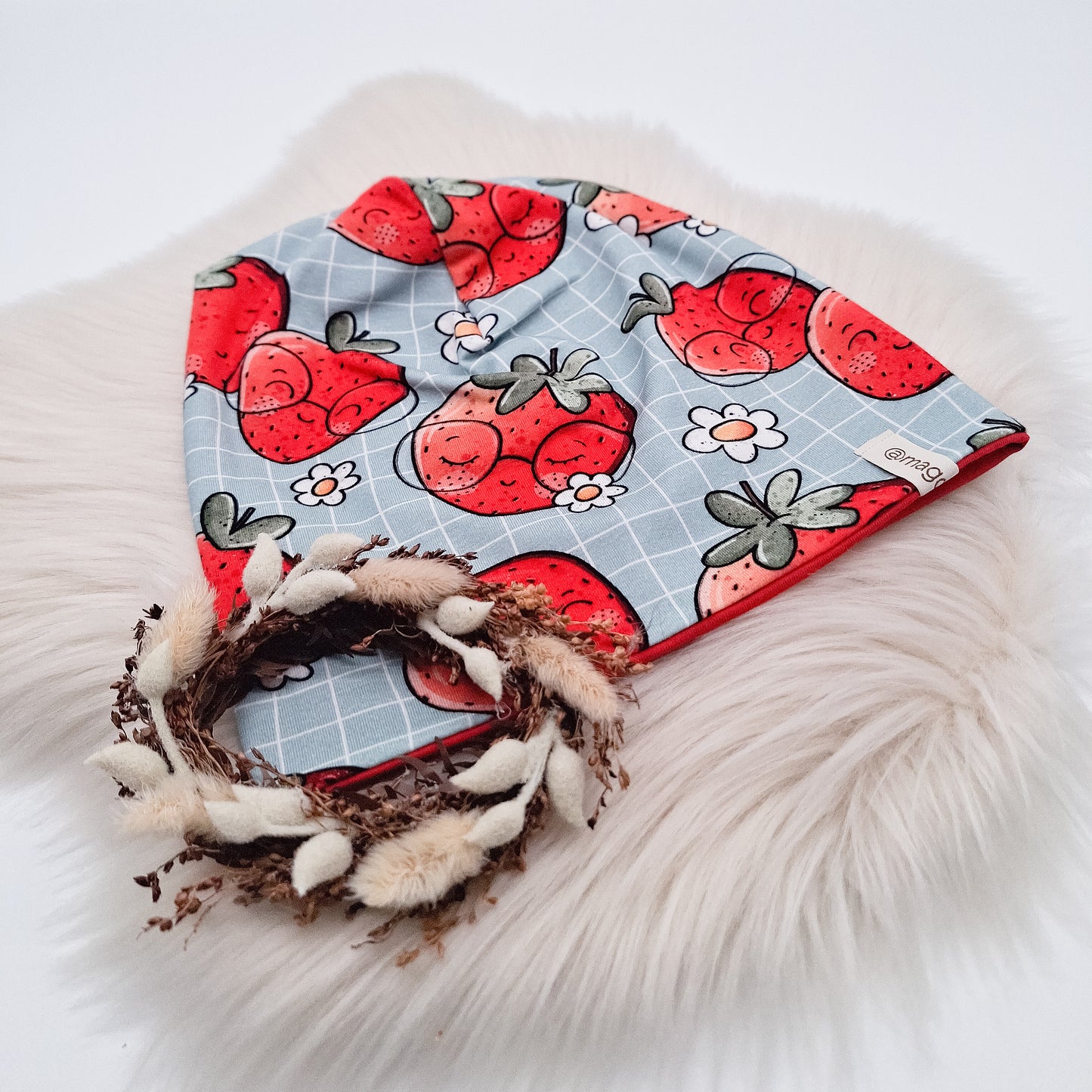 Beanie Erdbeeren mint