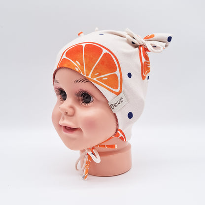 Babymütze Orangen