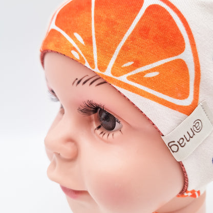 Babymütze Orangen