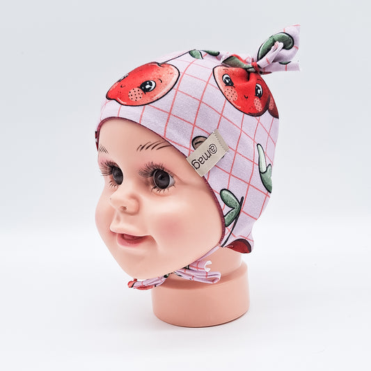 Babymütze Kirschen