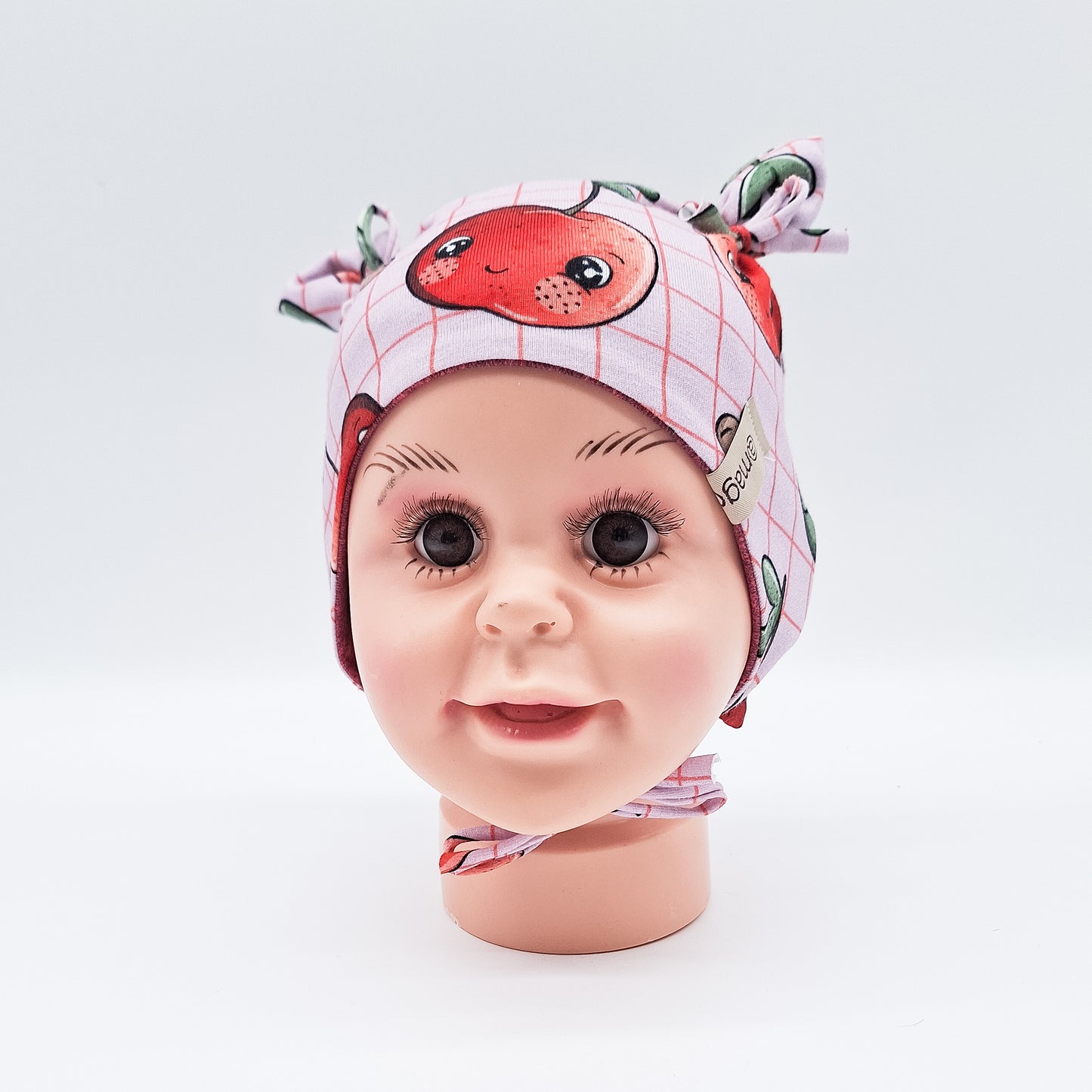 Babymütze Kirschen