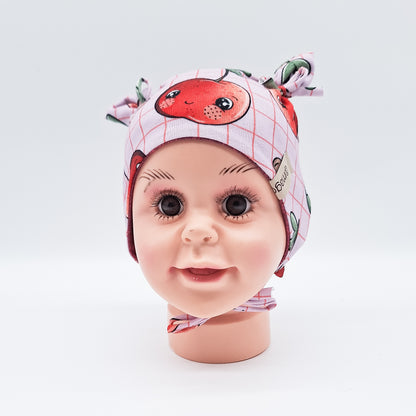 Babymütze Kirschen