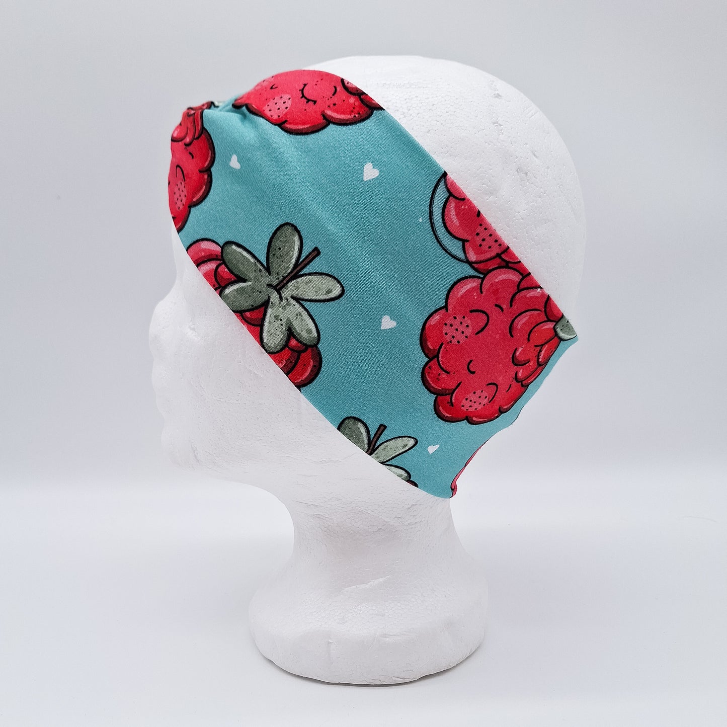 Stirnband Himbeeren