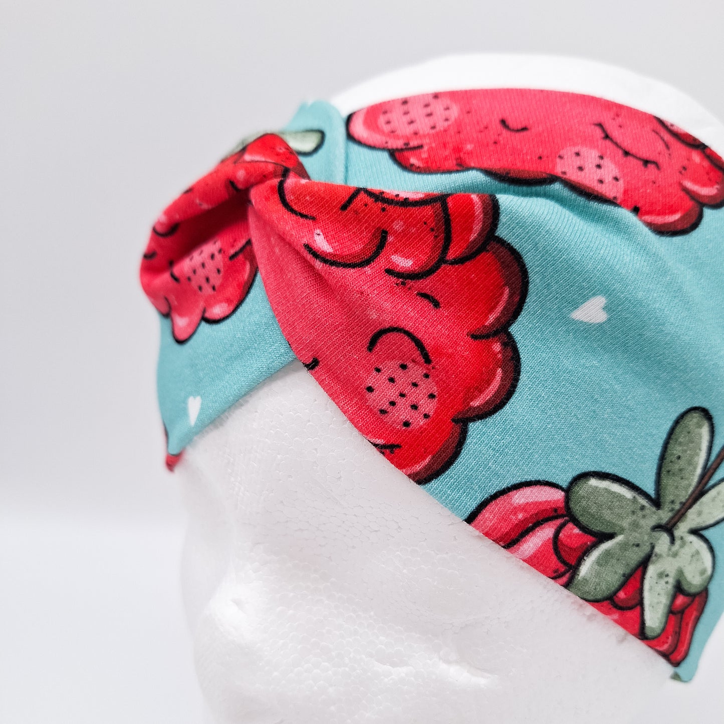 Stirnband Himbeeren
