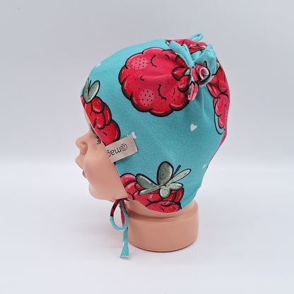 Babymütze Himbeeren