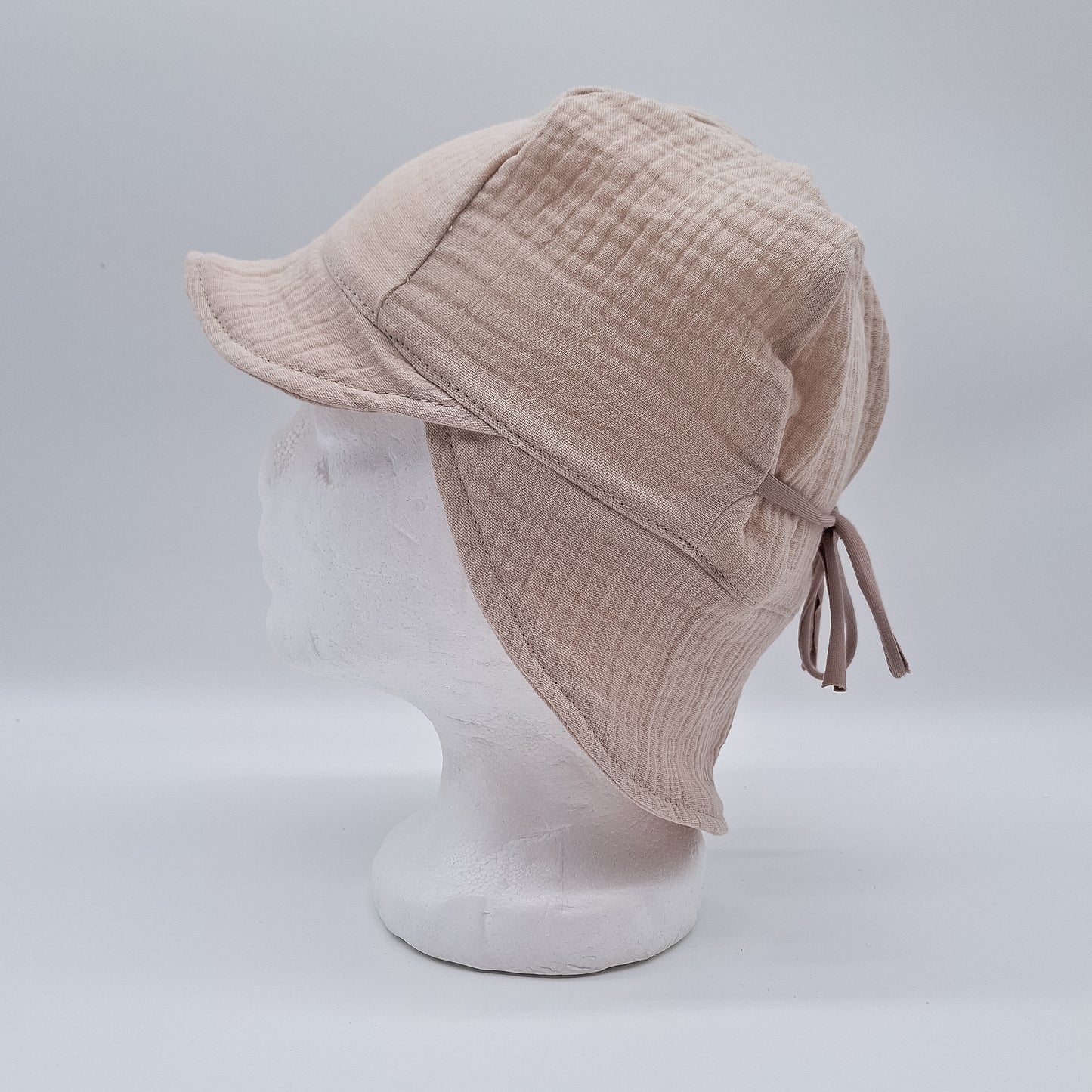 Sonnenhut Musselin uni beige
