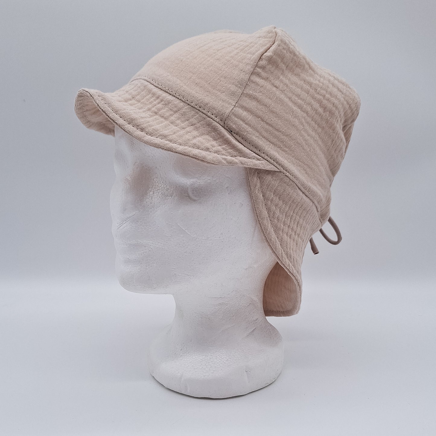 Sonnenhut Musselin uni beige