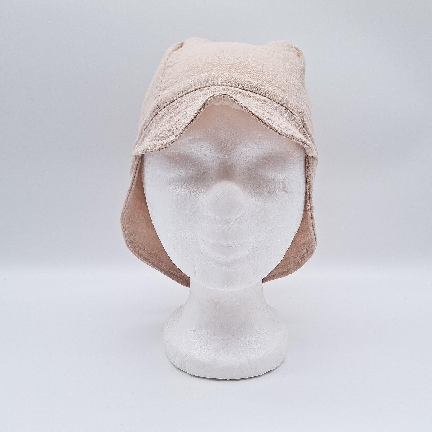 Sonnenhut Musselin uni beige