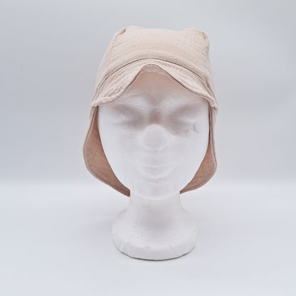 Sonnenhut Musselin uni beige