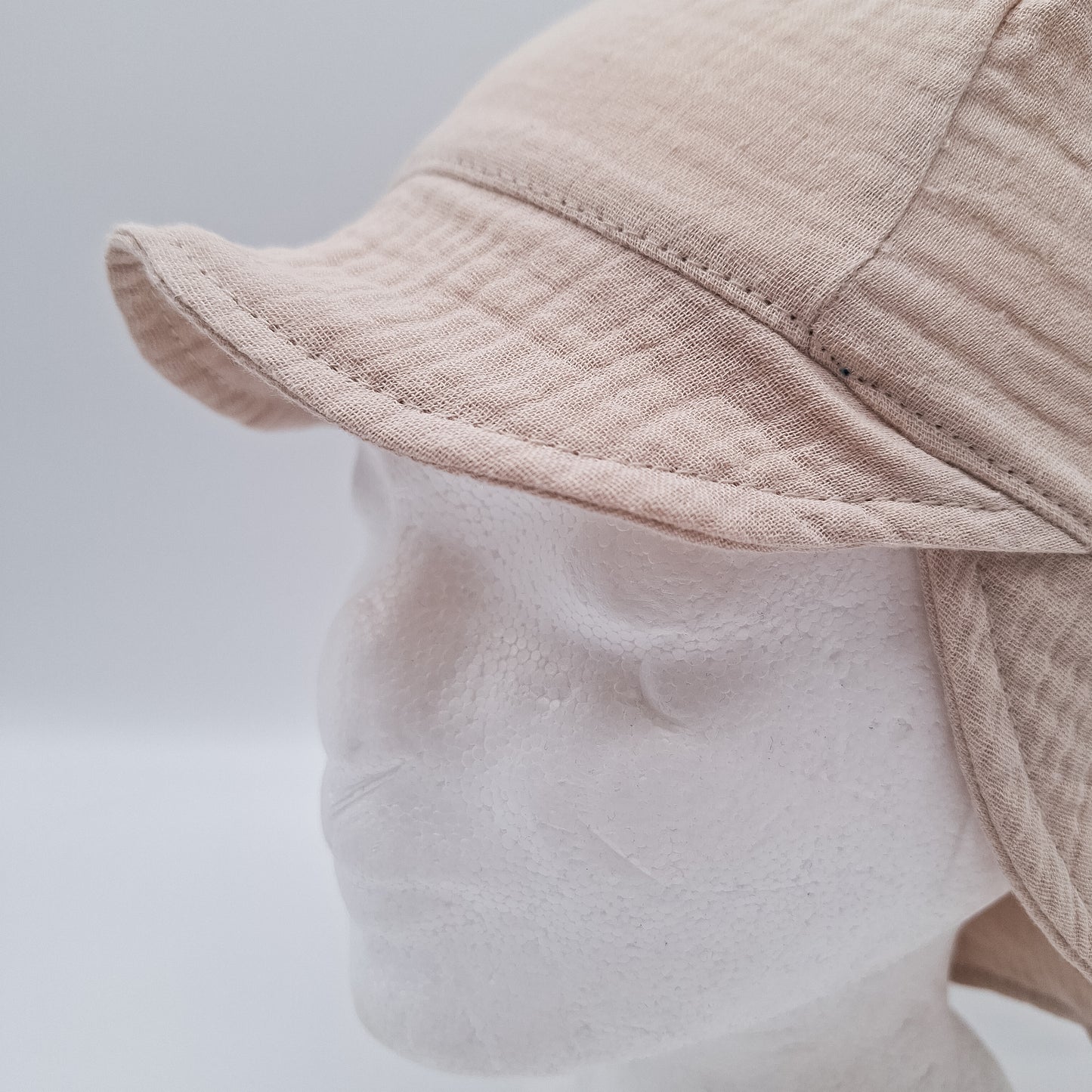 Sonnenhut Musselin uni beige