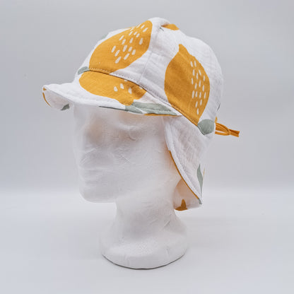 Sonnenhut Musselin Zitrone