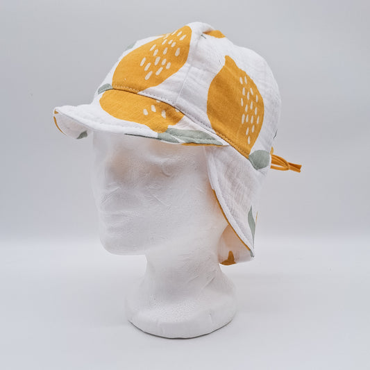 Sonnenhut Musselin Zitrone