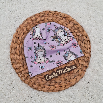 Beanie einlagig Einhorn