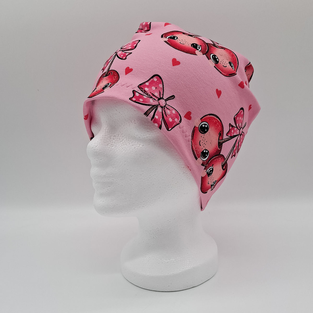 Beanie einlagig Kirschen