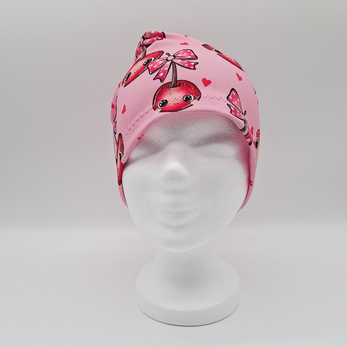 Beanie einlagig Kirschen
