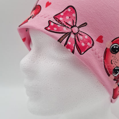 Beanie einlagig Kirschen