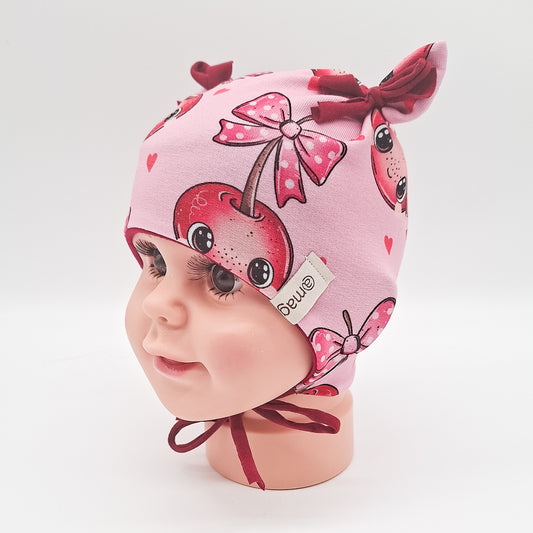 Babymütze "Kirschen"